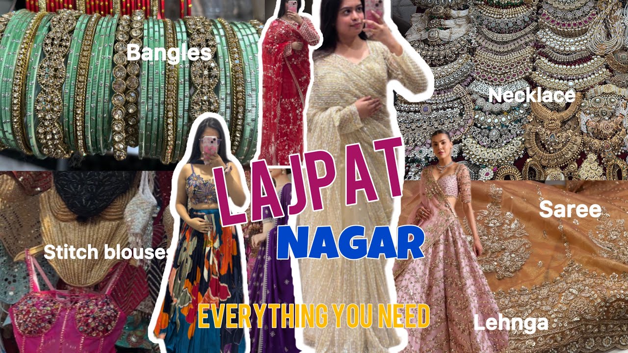 Lajpat Nagar shopping vlog 😍| *we got best clothes 😱for shadi + fun + food 🛍️🥰🍟✨