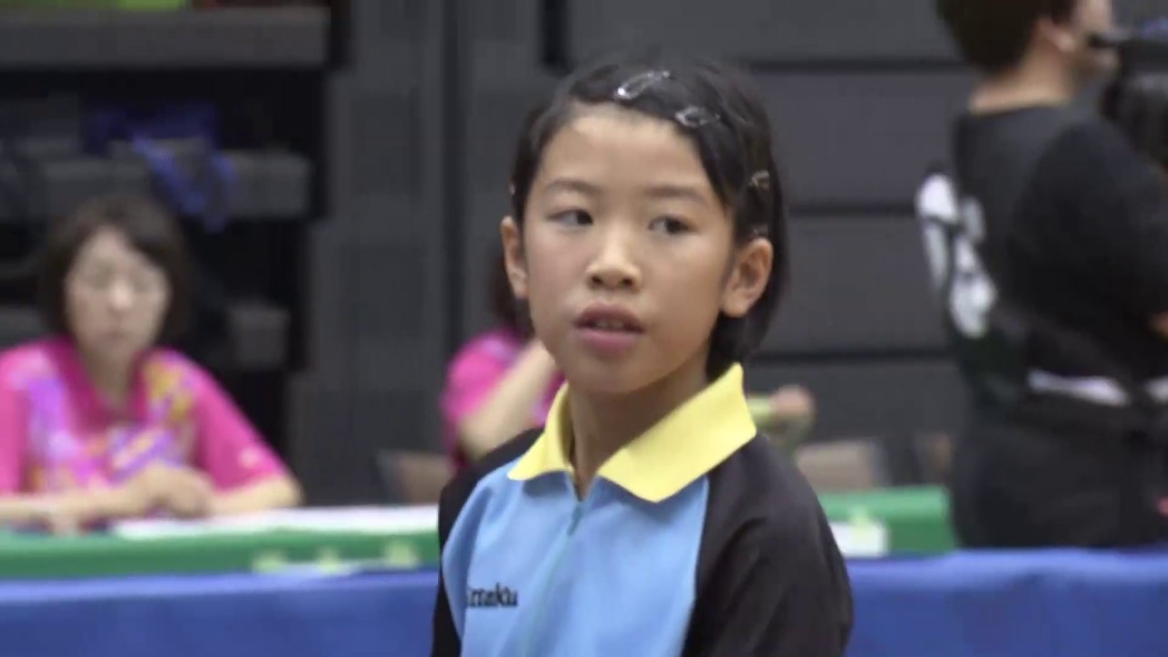 全農杯2019 ホープス女子準々決勝 面手凛vs冨田純菜