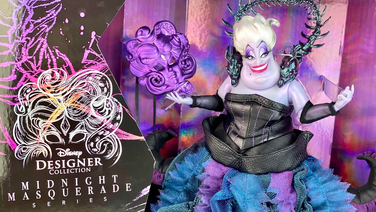 Villains: URSULA Designer Doll Midnight Masquerade Series Review & Unboxing