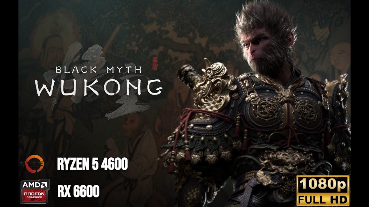 Black Myth: Wukong Benchmark ( Ryzen 5 4600G + RX 6600 )