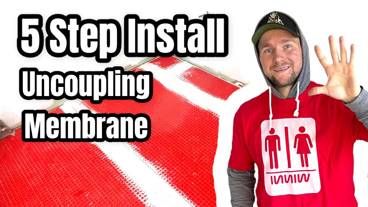 NEVER Schluter Ditra🚨! 5 step uncoupling membrane Install. GURU G-Flex. Vlog 007