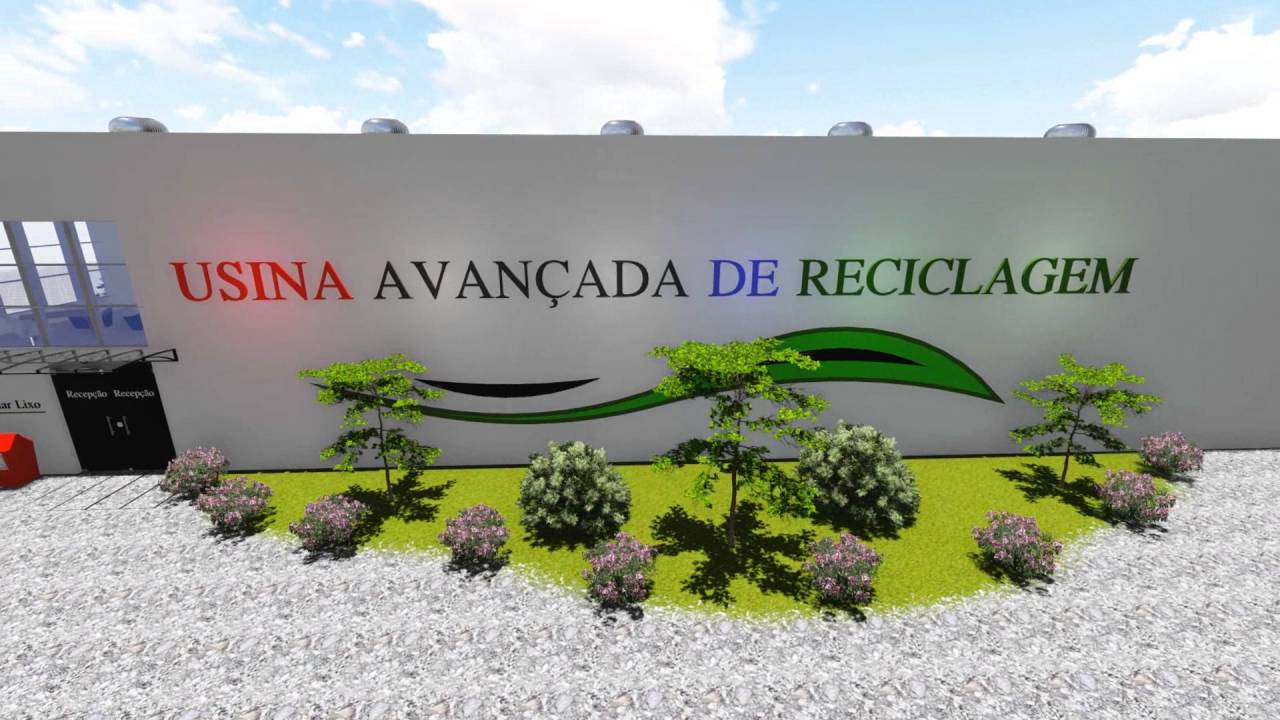 projeto usina de reciclagem