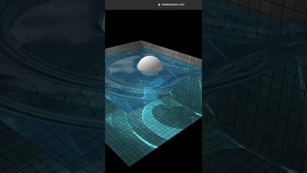 Михаил и реалистичная интерактивная физика воды WebGL