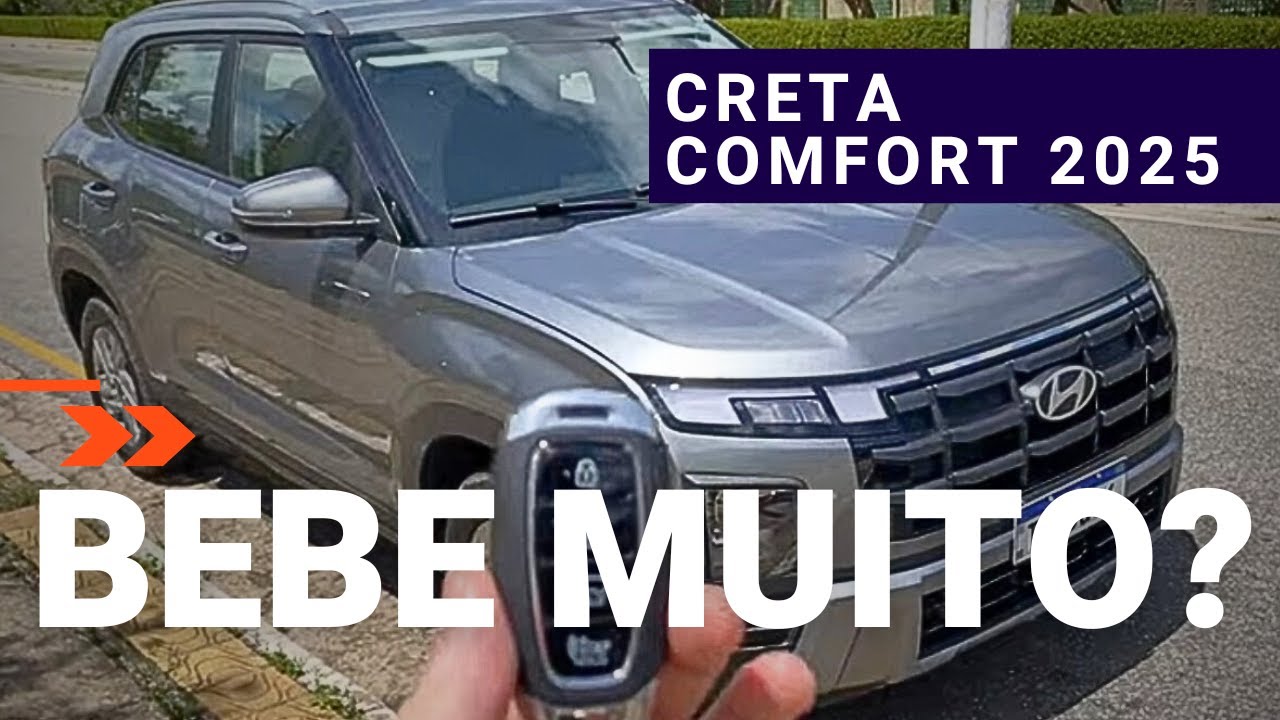 Consumo com Gasolina - Creta Comfort 2025