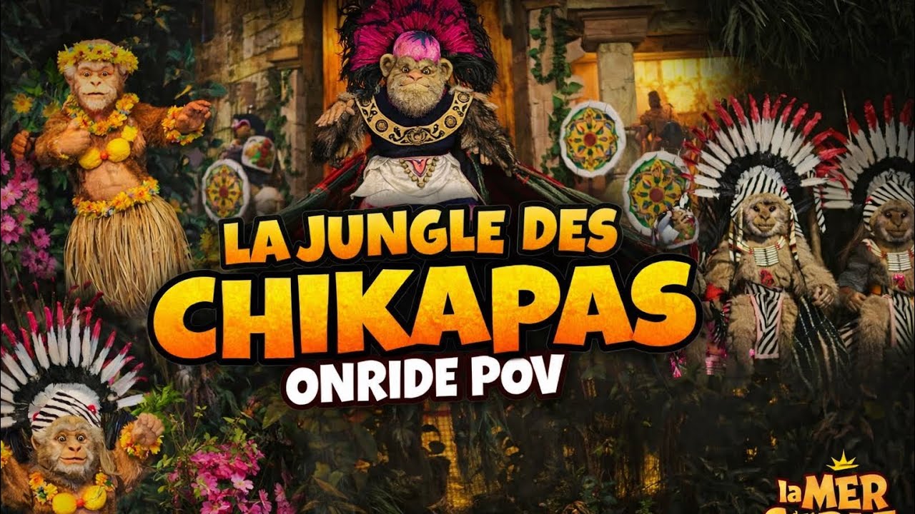 La Jungle des Chikapas Onride - La Mer de Sable | Themenfahrt & Familienspaß erleben - Dark Ride POV