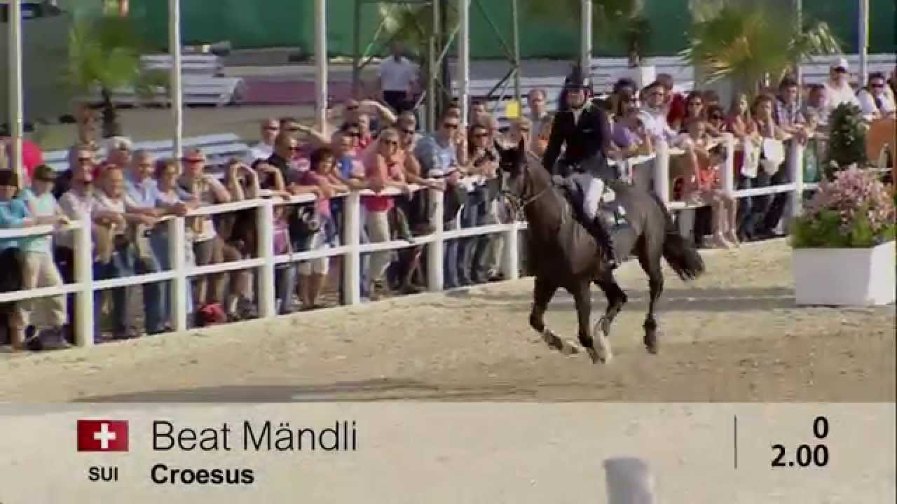Beat Mändli im Sattel von Croesus...