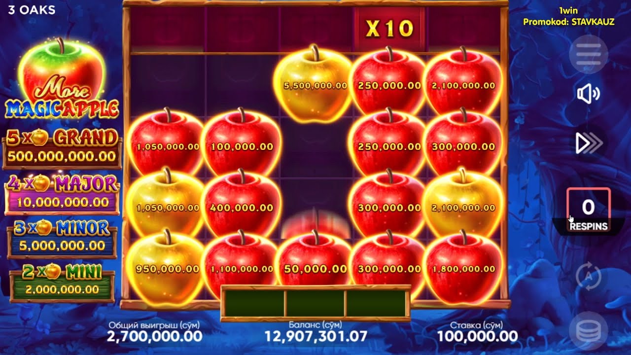 Magic Apple More Zanosni Yetimi 3oaks #kazino #slots #Bongo