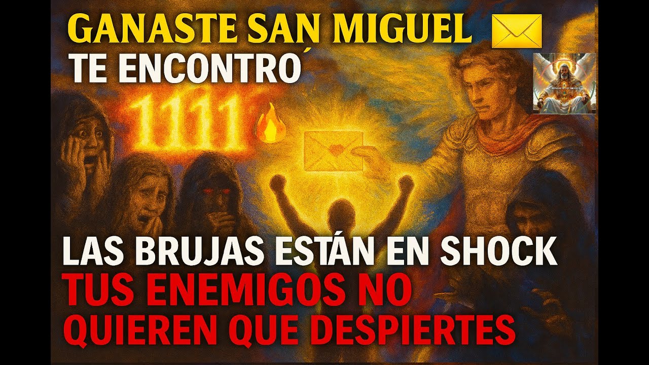 GANASTE  SAN MIGUEL TE ENCONTRÓ 💌 LAS BRUJAS ESTÁN EN SHOCK 🔥 TUS ENEMIGOS NO QUIEREN QUE DESPIERTES