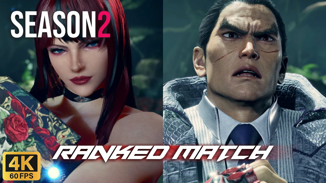 [철권8][TEKKEN8] 시즌2 마이티 룰러 안나 VS 카즈야 (Season 2 ANNA (Mighty Ruler) VS KAZUYA) I 4K 60FPS