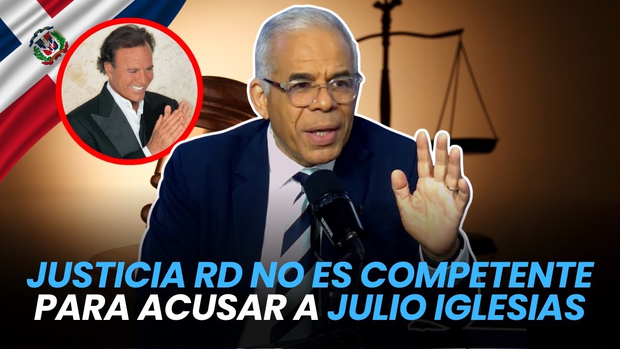Justicia RD no es competente para acusar a Julio Iglesias
