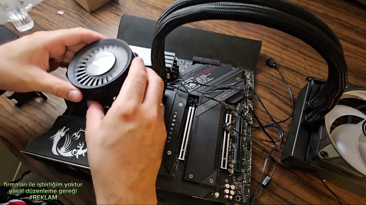 arctic liquid freezer III 420mm sıvı soğutucu kutu açılımı ve am5 montaj