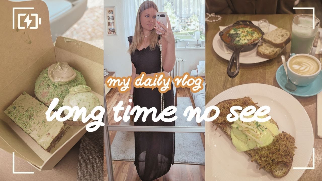 Long time now see - Hello Youtube again - random weekly VLOG - food inspo Berlin