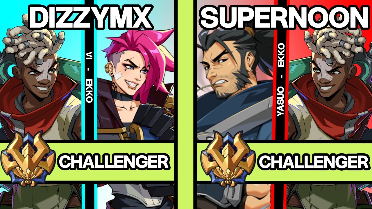 2XKO ▰ DIZZYMX (Vi-Ekko) vs SUPERNOON (Yasuo-Ekko) ▰ 2XKO Pro Replays