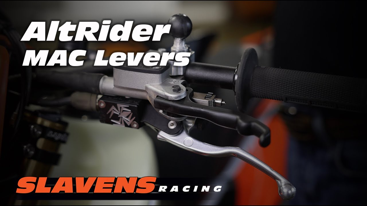 Jeff Installs Reduced Pull MAC Levers by AltRider