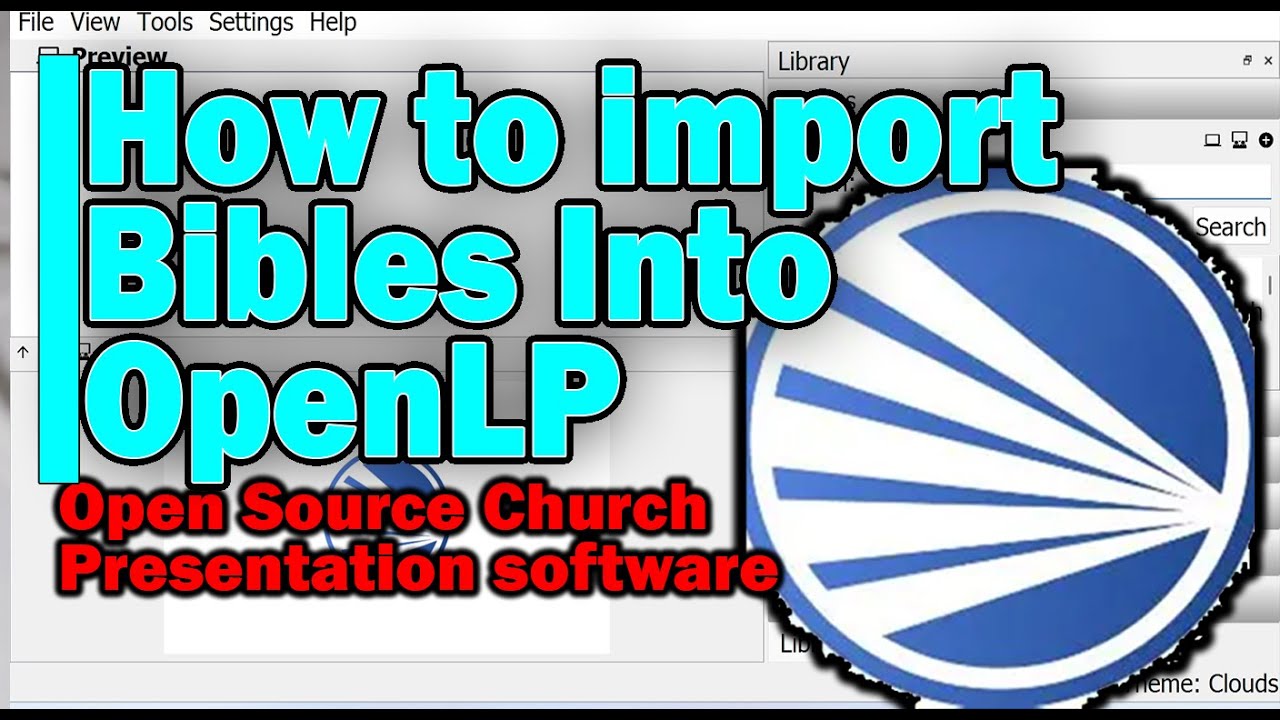 How to Import a Bible into OpenLP | Step-by-Step Guide for Church Projection Software @shortcutguide