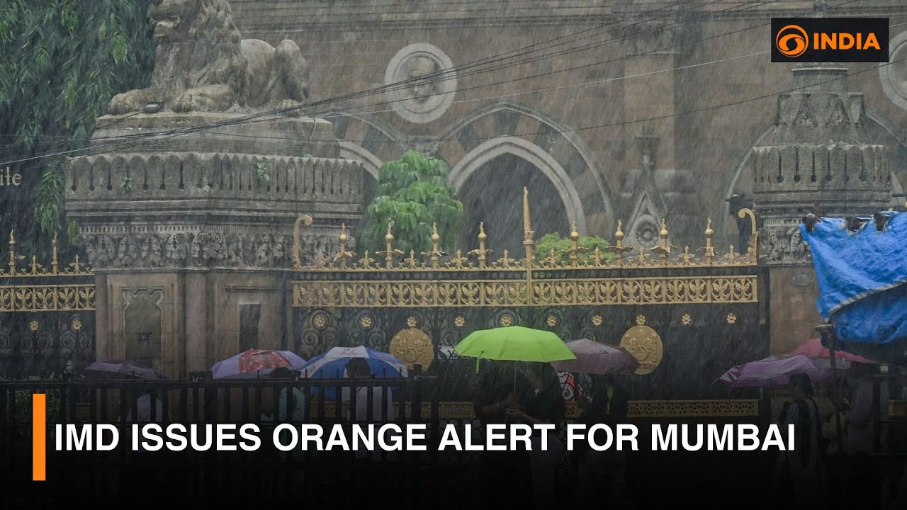 IMD Issues Orange Alert for Mumbai | DD India