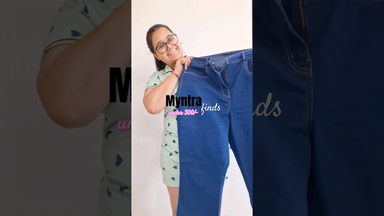 MYNTRA FINDS💗 [under 300/-] st. fit stretchable blue jeans 👖(comment for link)✨️