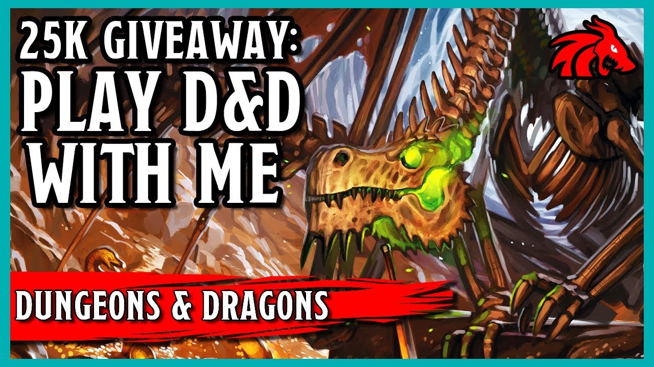 Play D&D with Me: 25k Giveaway