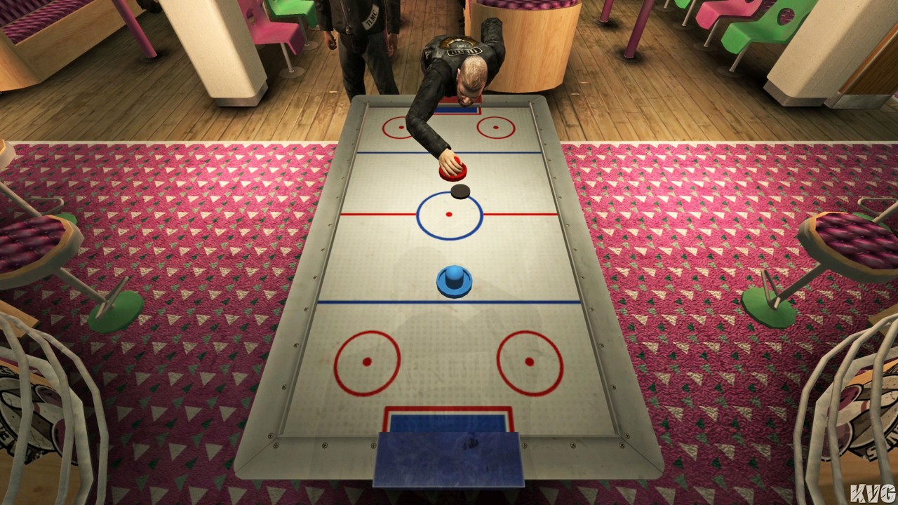 Grand Theft Auto 4 - The Lost and Damned - Air Hockey - Gameplay (PC UHD) [4K60FPS]