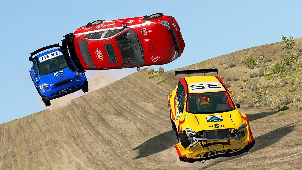 РАЛЛИ КРОС В ИГРЕ BeamNG drive #automobile #симулятормашин #gaming #beamng