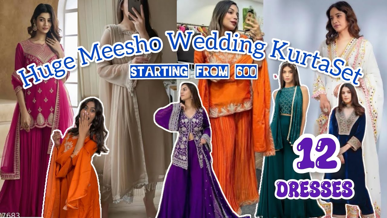 * Huge* Meesho Wedding Guest  Kurta Set Haul | Meesho Try On Haul | Mamta Patel
