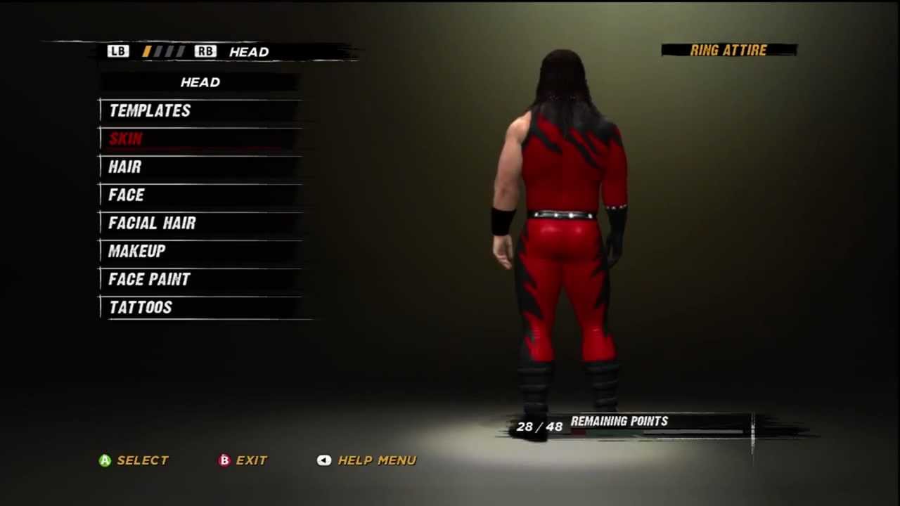 WWE '12 Masked Kane CAW(NOT FINISHED)