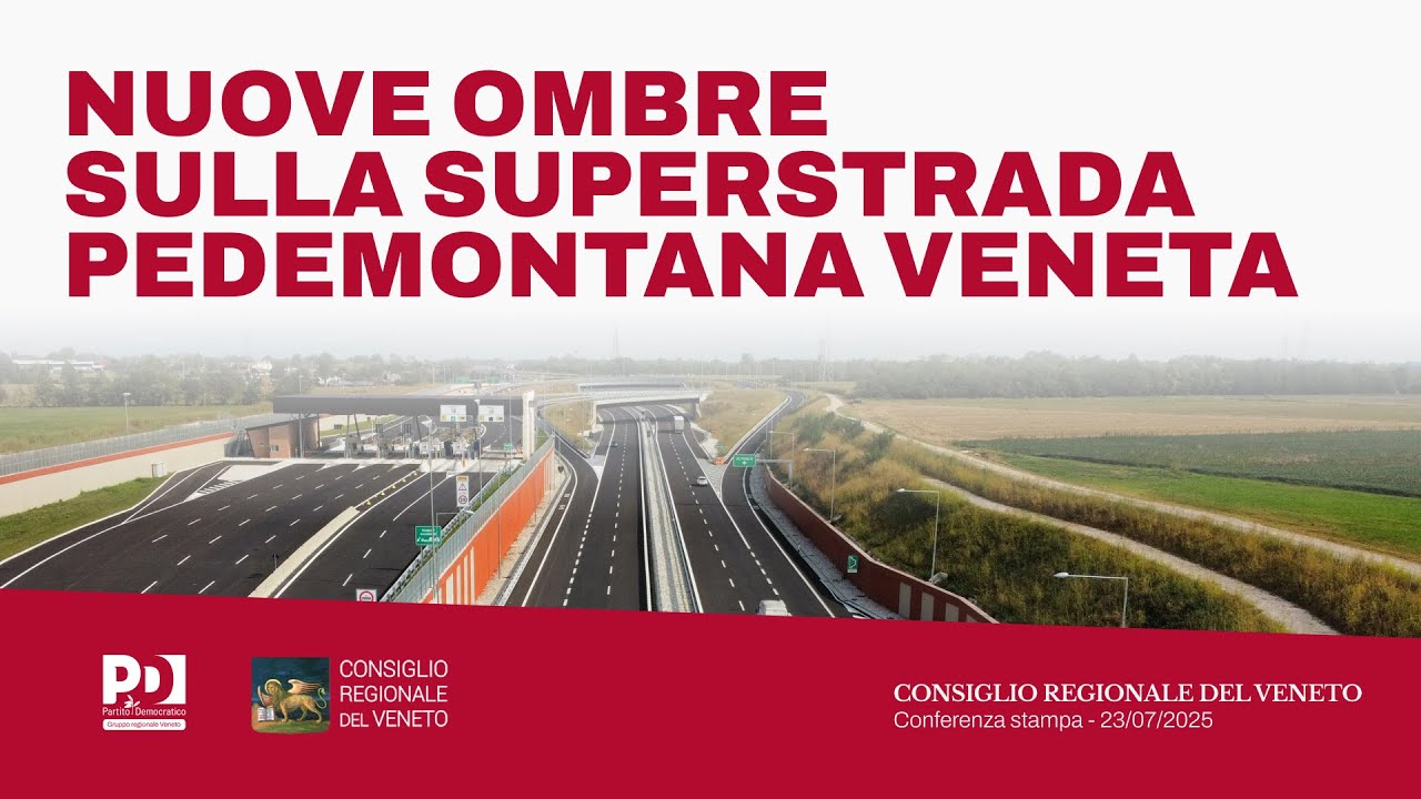 Nuove ombre sulla superstrada pedemontana veneta