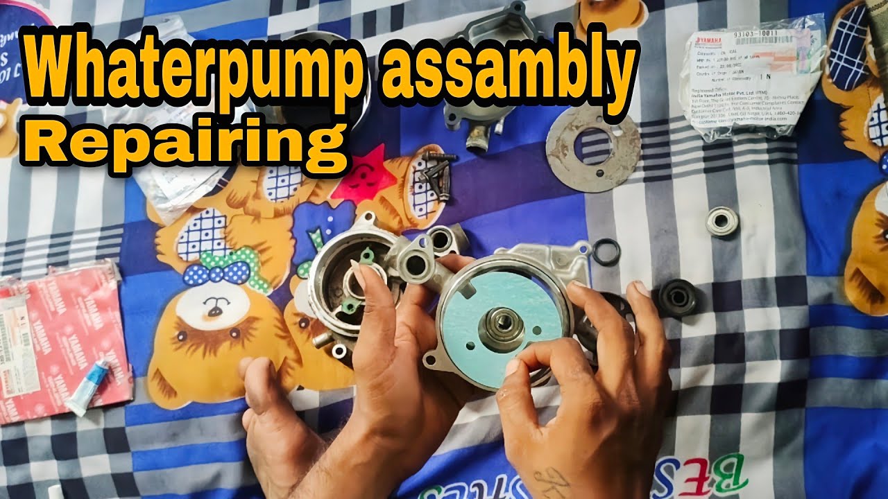 WATER PUMP REPAIR YAMAHA R15 v2 // R15 V2 OIL SEAL  // OVERHEATING & COOLANT MIXING // SKS VLOG
