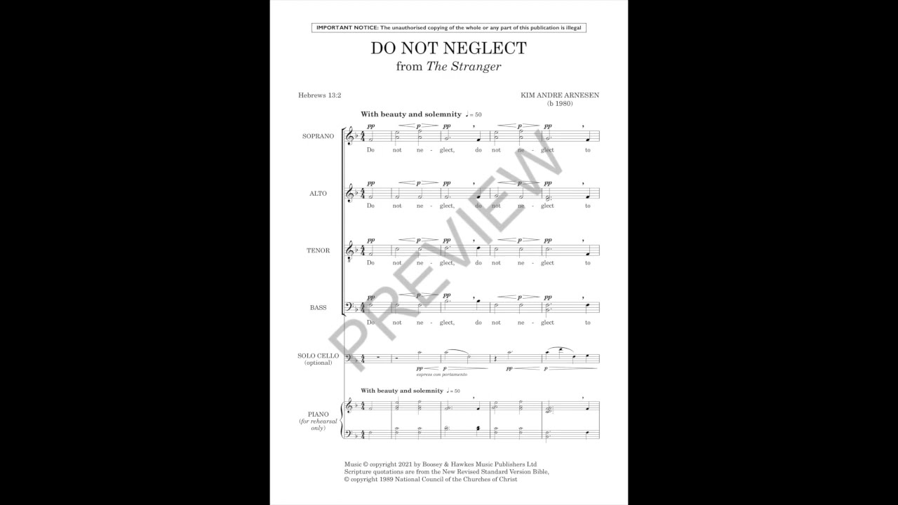 Kim André Arnesen - Do Not Neglect (score video)