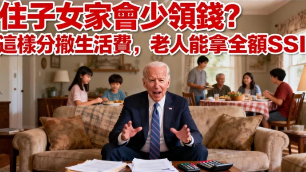 別再白丈福利！在美養老父母，沒工作也能領錢！