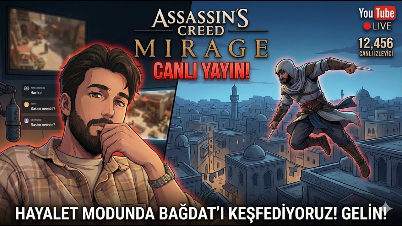 Hepiniz hoşgeldiniz. Assassins Creed Mirage den devam ediyoruz.