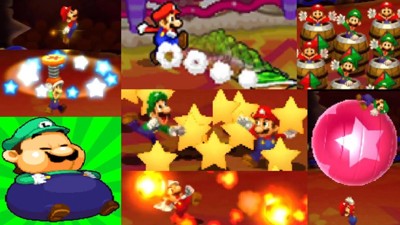 【マリオアンドルイージRPG3】ブラザーアタック集 / Mario & Luigi: Bowser's Inside Story All Bros. Attacks【DS、3DS】