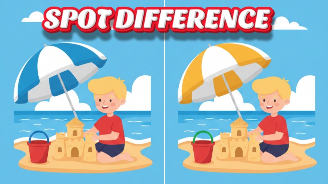 Spot the 3 Differences 🧐 | Find All 3 in Each Picture! (Set of 6) @MindGames_Tamil 