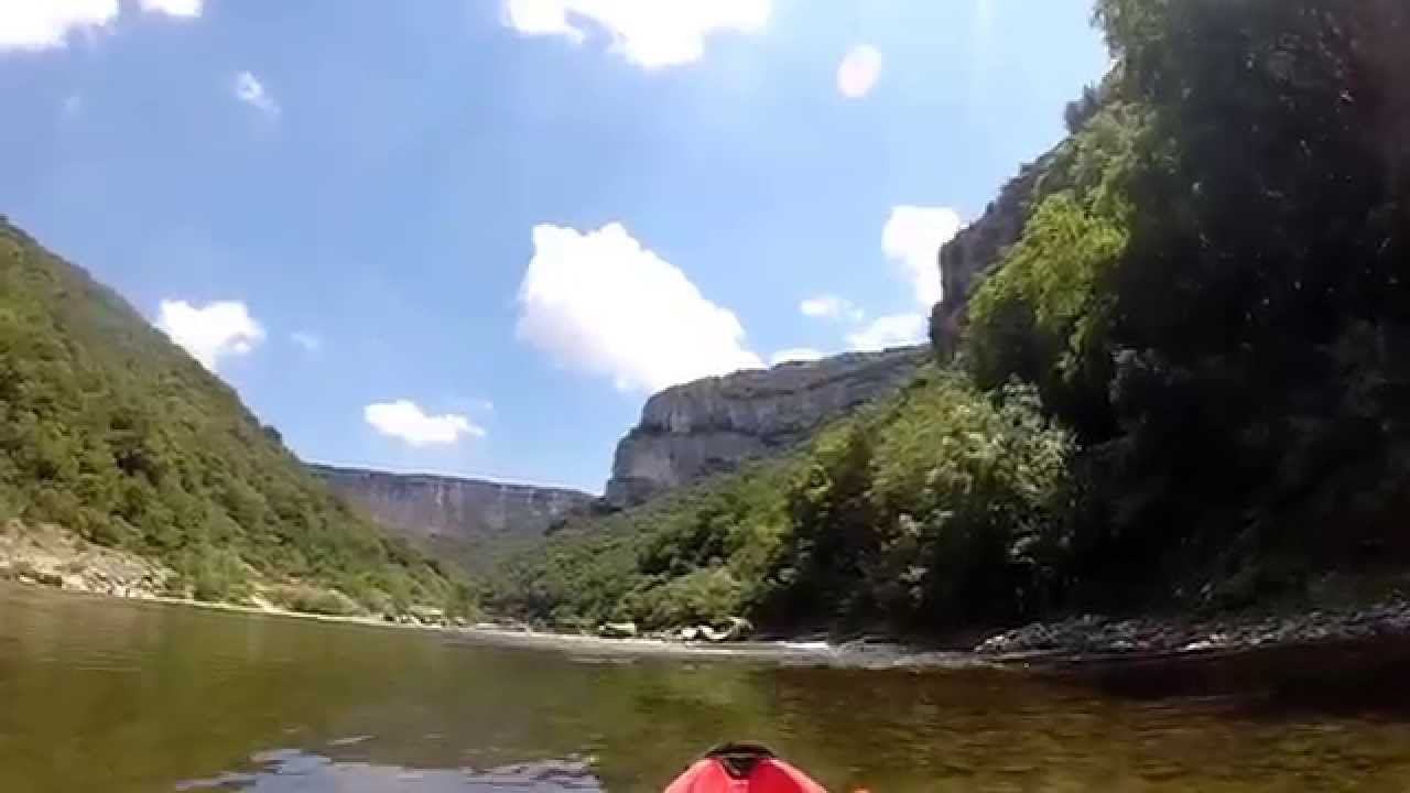 Kanufahrt durch die Ardeche