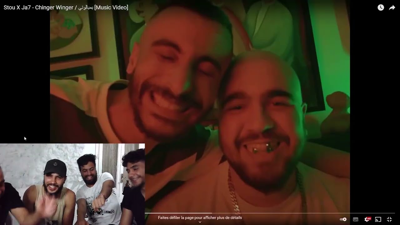 Reaction / Stou X Ja7 - Chinger Winger / بمبالوني(Music Video)