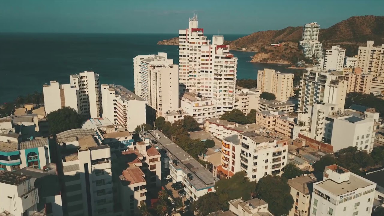 El rodadero - Santa marta / DRONE VIEW 4K
