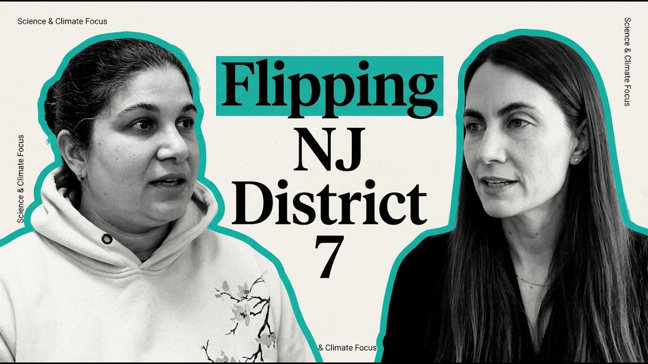 This climate scientist is running for Congress to flip NJ-7's seat & combat scientific 
