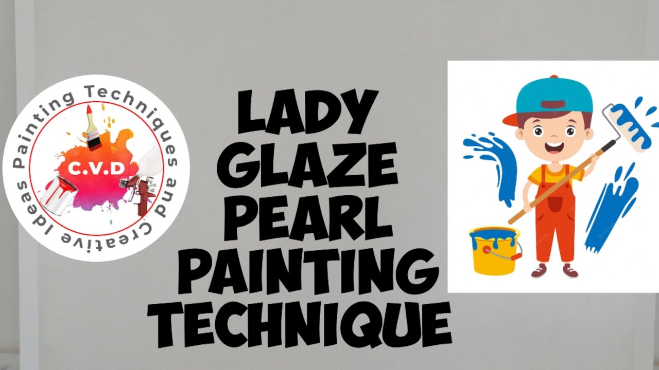 lady glaze pearl painting technique