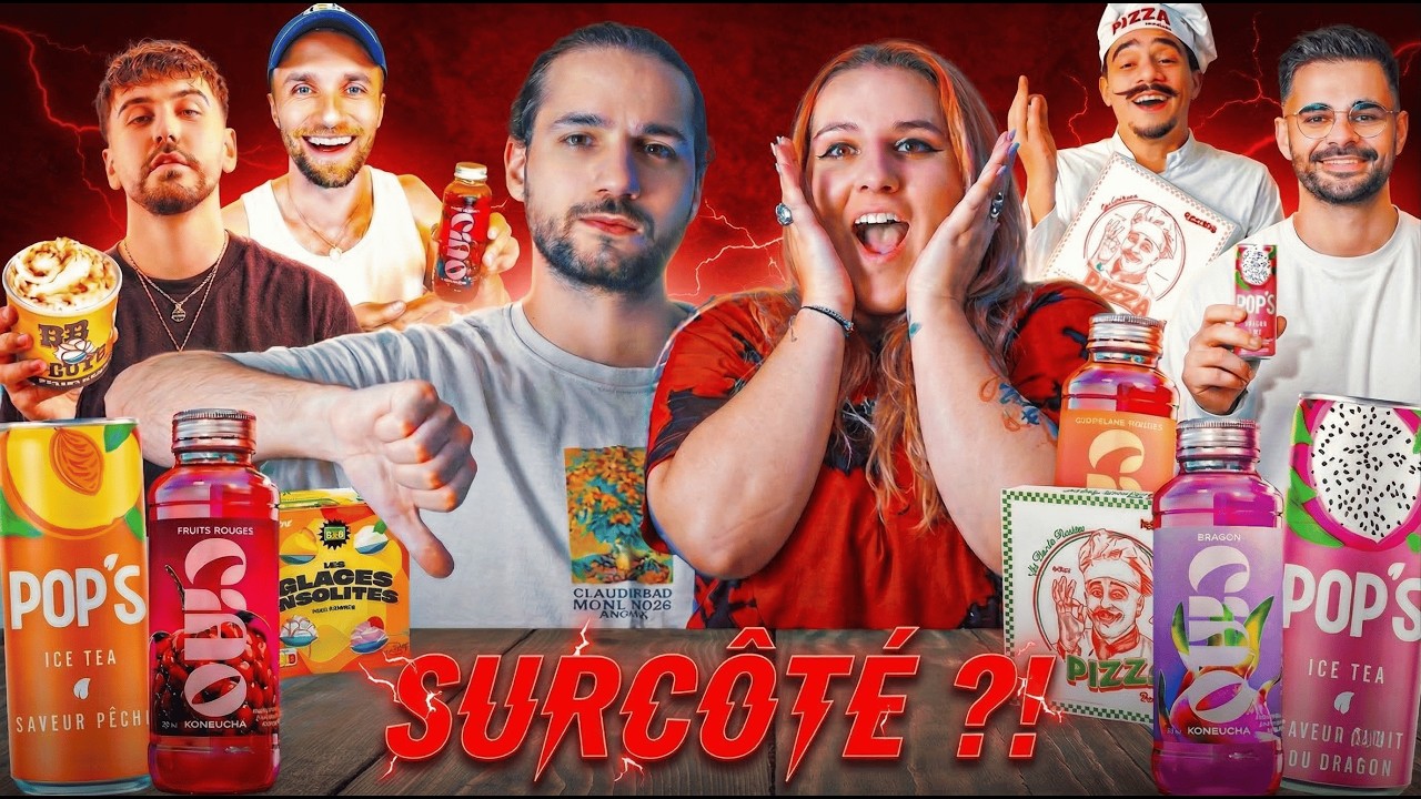 On JUGE la food des YOUTUBEURS, en couple (Squeezie, Joyca, Mister V, FastGoodCuisine)