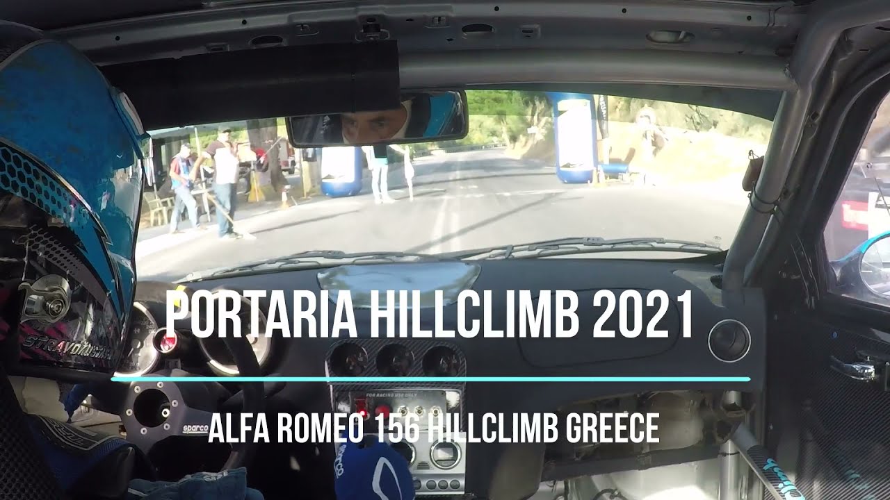 Ανάβαση Πορταριάς 2021 /  In Car Alfa romeo 156 Hillclimb Greece
