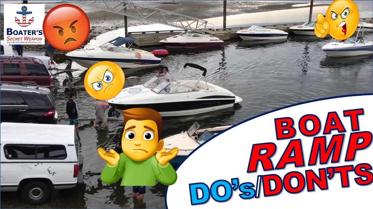 Boat Launch Mistakes and Boat Ramp Etiquette for ALL