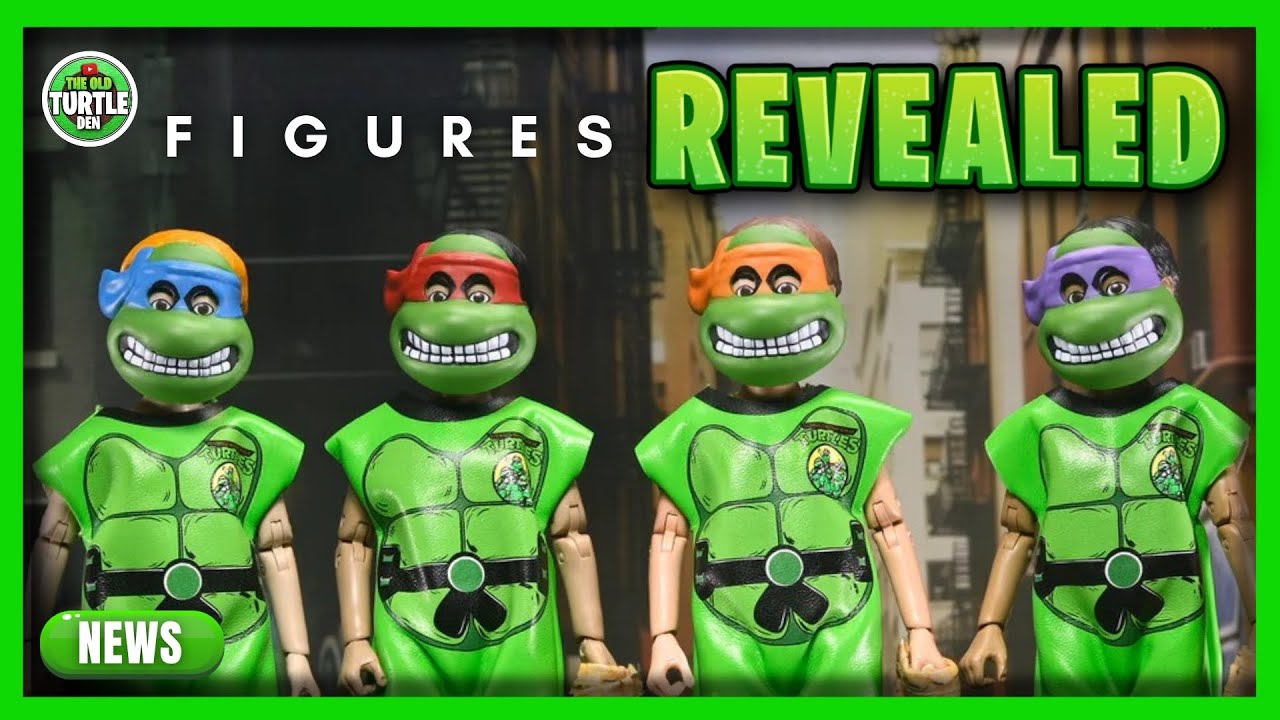 Новые фигурки черепашек-ниндзя TMNT!