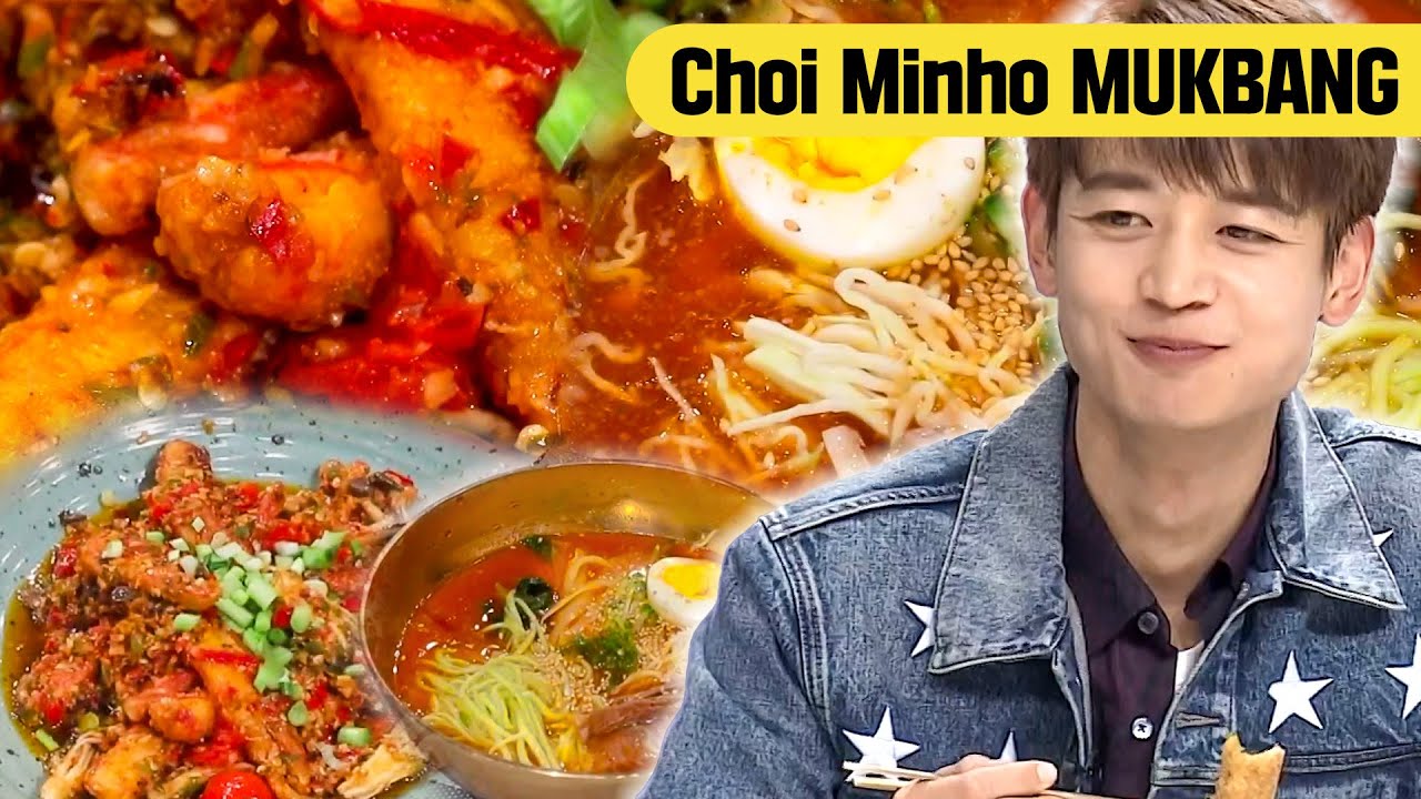 Choi Minho's 'Green Chilli Pepper Cold Noodles' & 'Chili Crab Dish' Mukbang🤤
