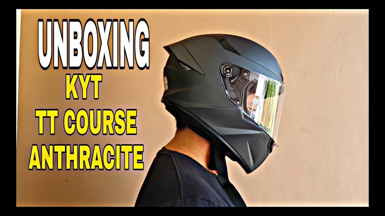 Unboxing KYT TT Course Helmet - (ANTHRACITE) | VIRAL HELMET