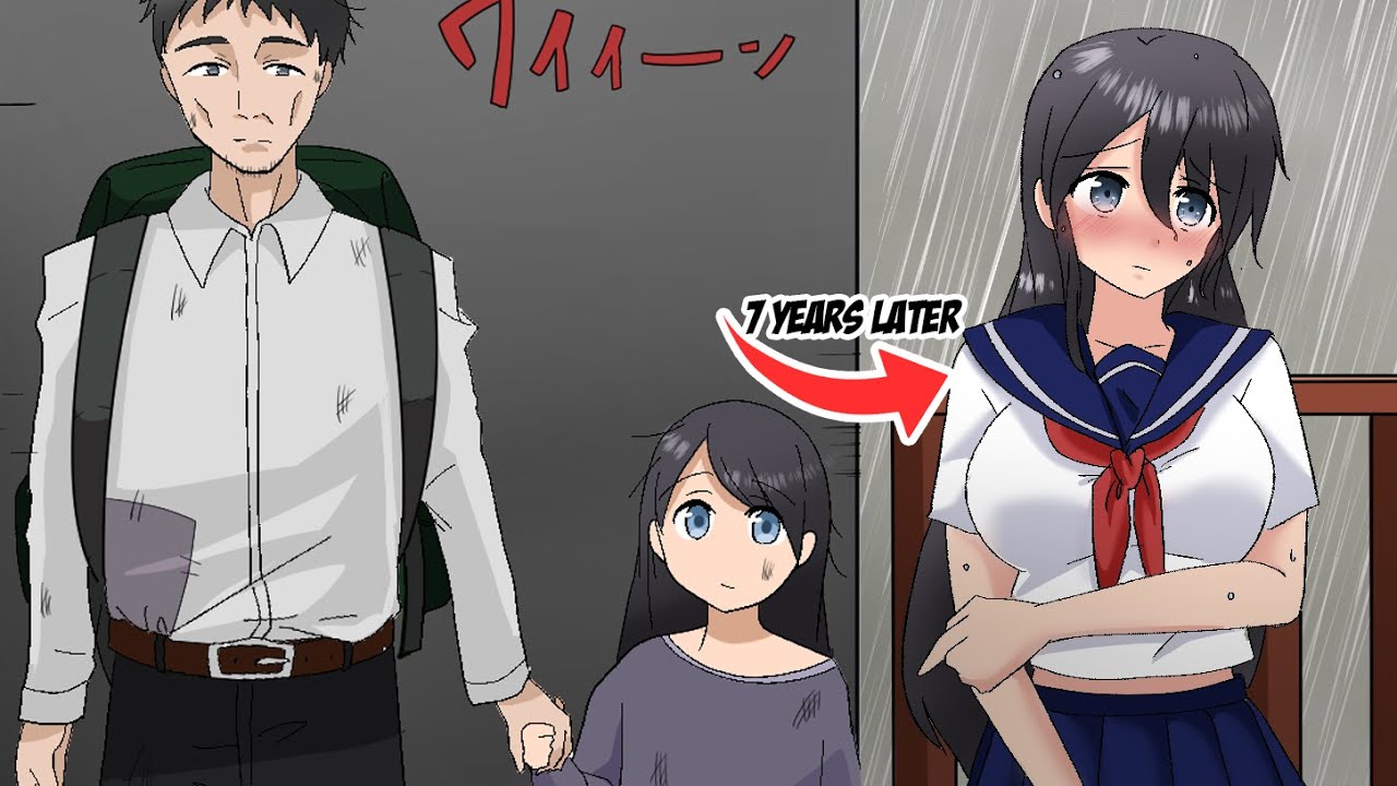 A Dirty Homeless Father And Daughter Ordered Only One Small Beef Bowl Late At Night