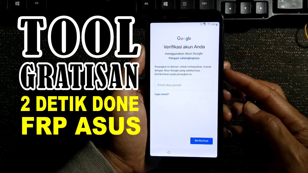 TOOL GRATISAN | Cara Bypass FRP Asus Zenfone Live L1 ZA550KL X00RD