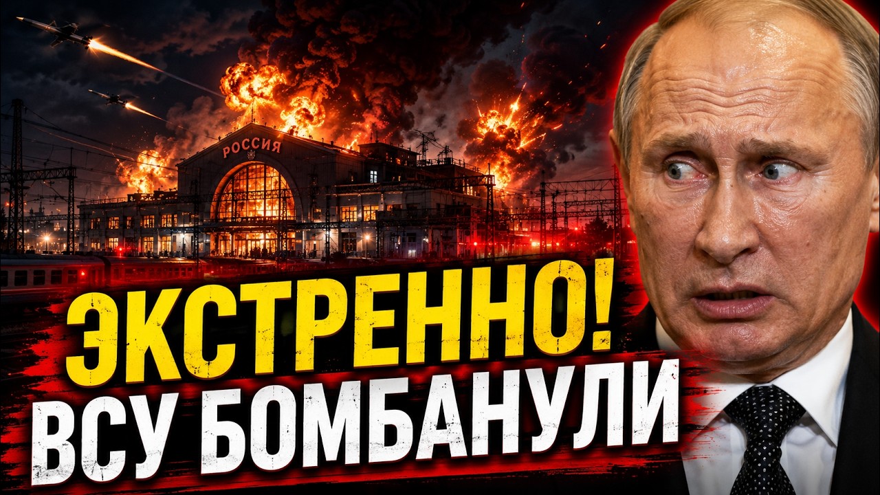 СРОЧНО! ВСУ в УДАРЕ: ЖАХНУЛИ ТОП-СТАНЦИЮ Путина. Россияне в ШОКЕ ждут КРАХА РФ. ДЕТАЛИ