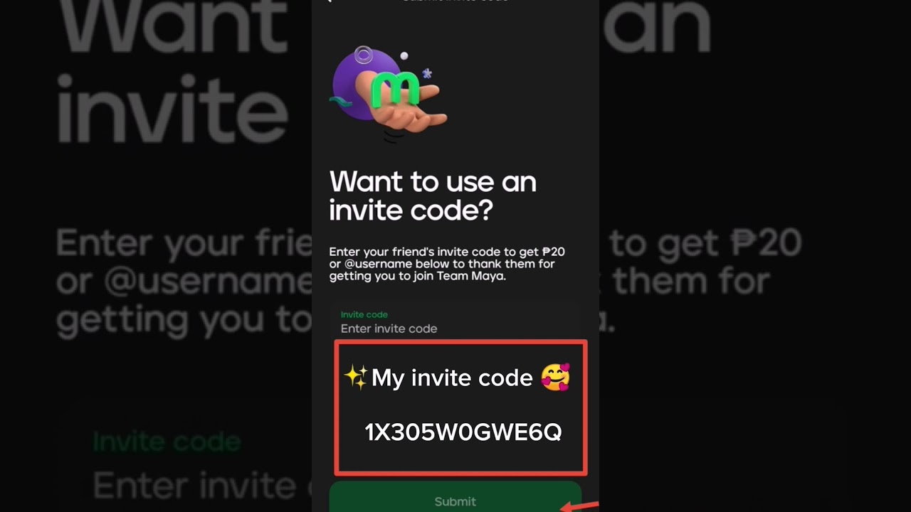 🌷Maya invite code 1X305W0GWE6Q 