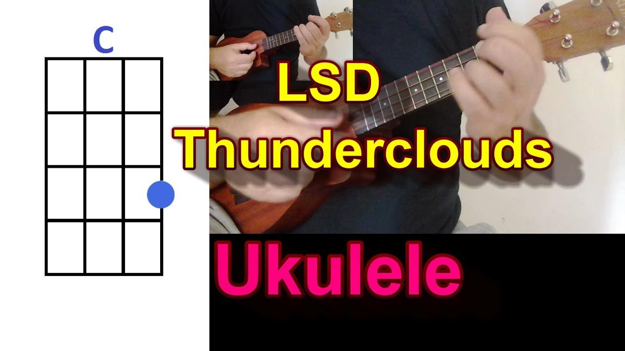 LSD Thunderclouds ft  Sia, Diplo, Labrinth Ukulele Cover
