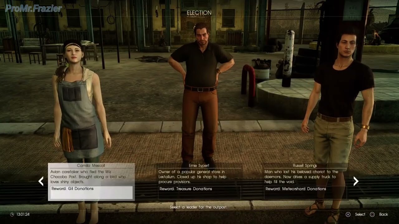 Comrades Camera Glitch #FFXV Comrades ver 1.03 #glitch